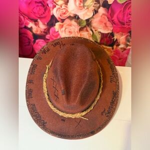 Moonshine  Cowboy Hat with Rope Detail